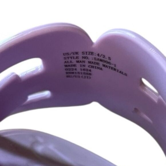 NWOB- Sam Edelman Lavender Slide Sandals - Picture 6 of 6